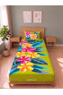 Hand Painted Rayon Bedsheet Set Single Size